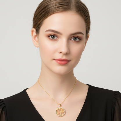 Eleganter Lebensbaum-Anhänger - TreeGlitter 