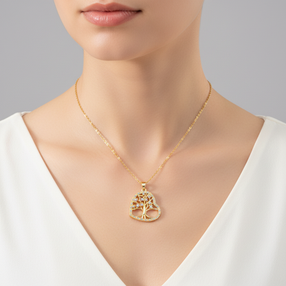 Eleganter Lebensbaum-Anhänger - TreeGlitter 