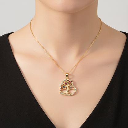 Eleganter Lebensbaum-Anhänger - TreeGlitter 