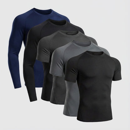 Eng Anliegendes Kompressionsshirt Langarm Set - Grant