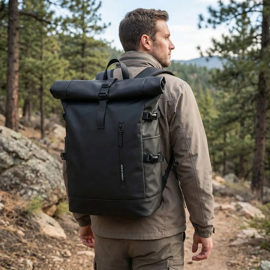 Erweiterbarer Rolltop-Reiserucksack -  Rolamax