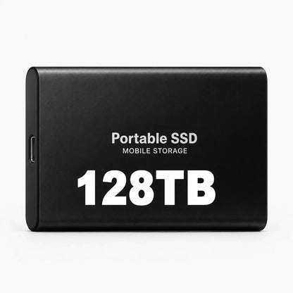 External SSD 128 TB Compact and Fast Portable Drive