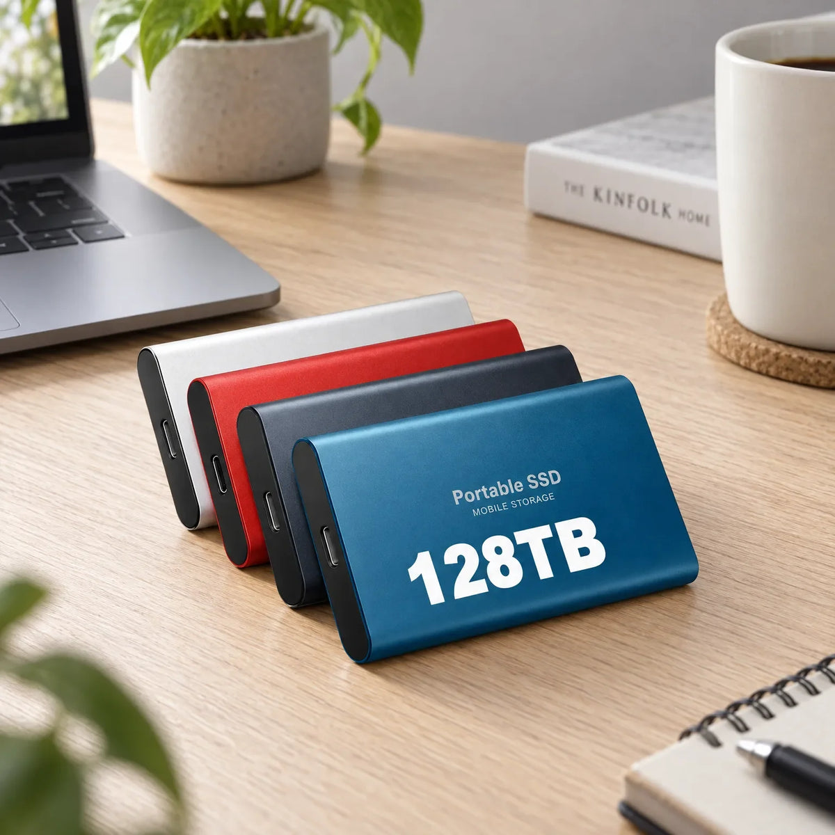 External SSD For Time Machine Backup 128 TB Portable Drive