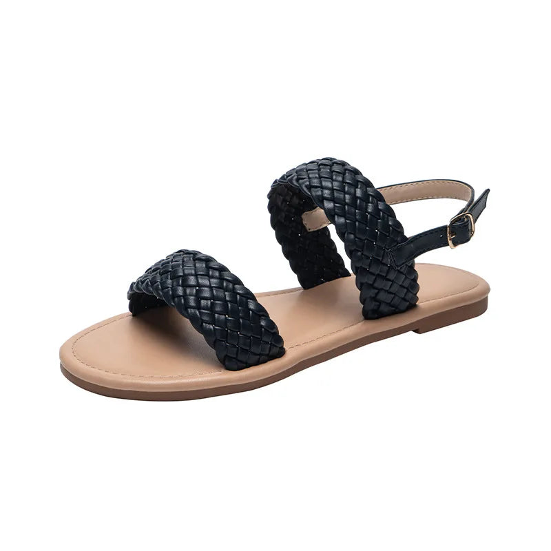 Flache Sommersandale mit rutschfester Sohle – Elina