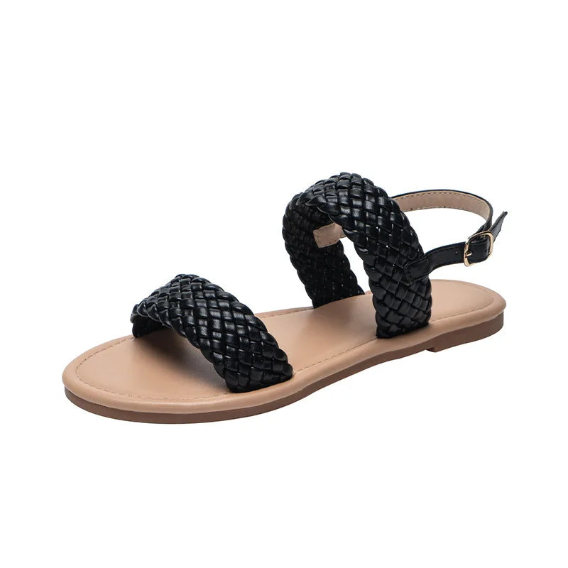 Flache Sommersandale mit rutschfester Sohle – Elina