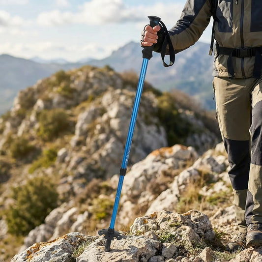 Faltbarer Trekkingstock Mit 4 Segmenten -  Terraven