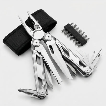 Faltbares Multitool Mit Zange Und Bits -  Clampex