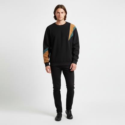 Farbe-Block Design Pullover - Nils