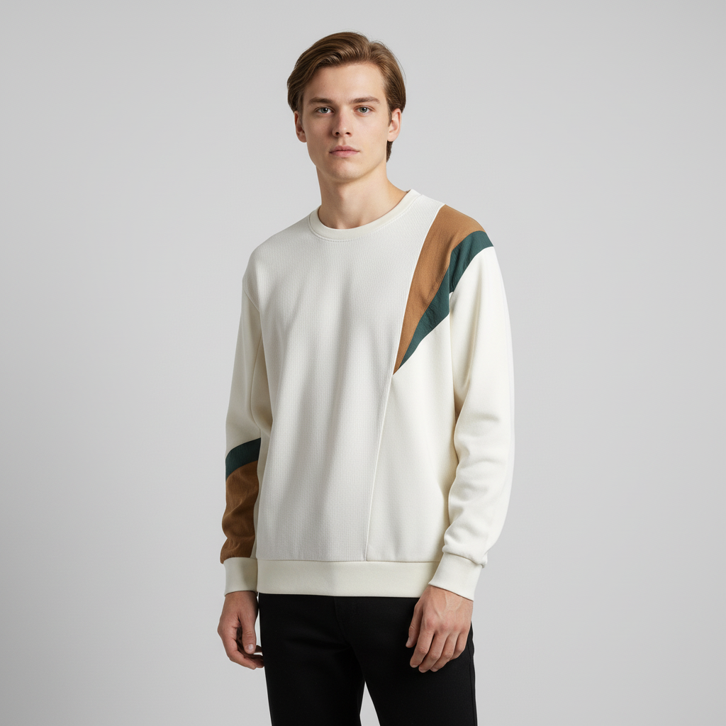 Farbe-Block Design Pullover - Nils