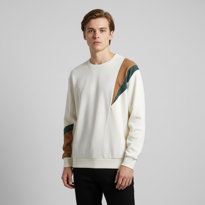 Farbe-Block Design Pullover - Nils