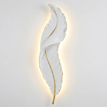 Feather Shaped Wall Lamp -  Plumina
