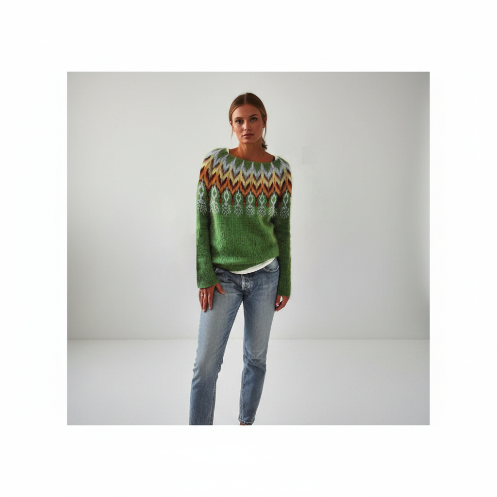 Femininer Strickpullover - Hildegard