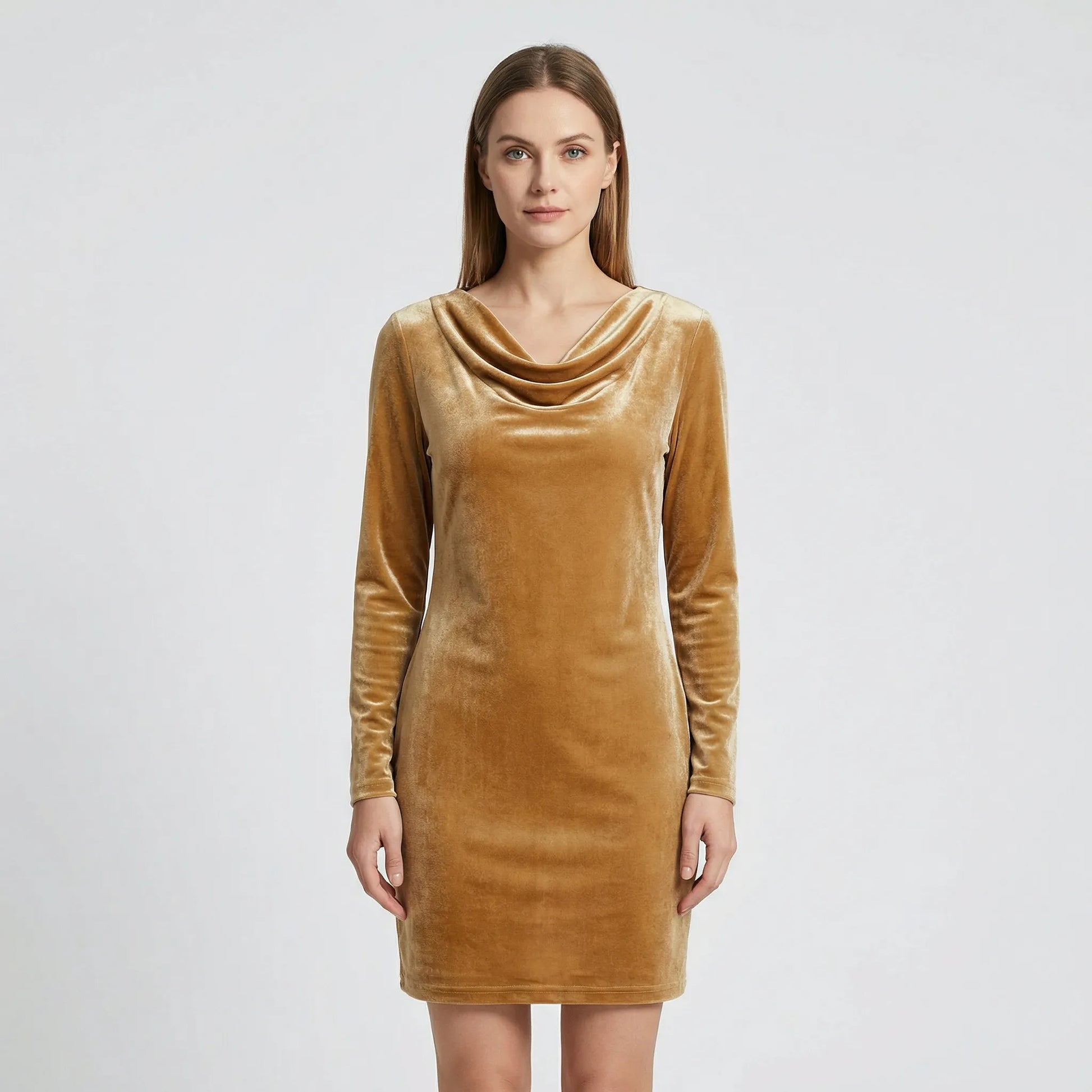 Festliches Kleid Mit Weichem Drapierausschnitt - Stacey