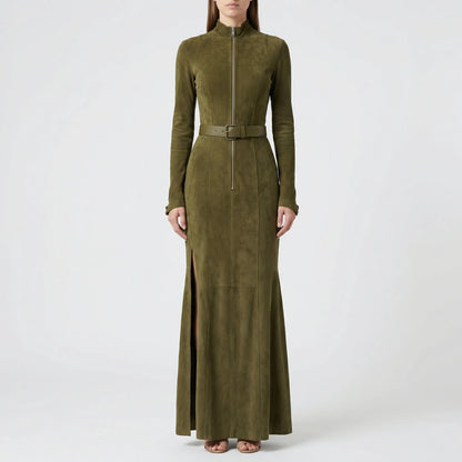 Figurbetontes Retro-Kleid Mit Seitenschlitz - Marcia