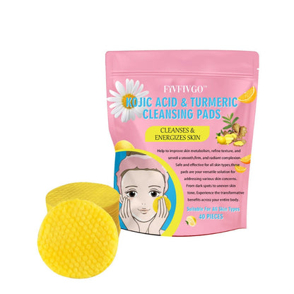 Kurkuma Kojinsäure Reinigungspads - GlowTonic