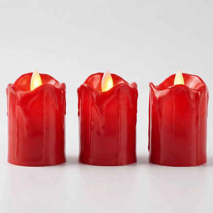 Flameless LED Pillar Candle Set -  Glowfest