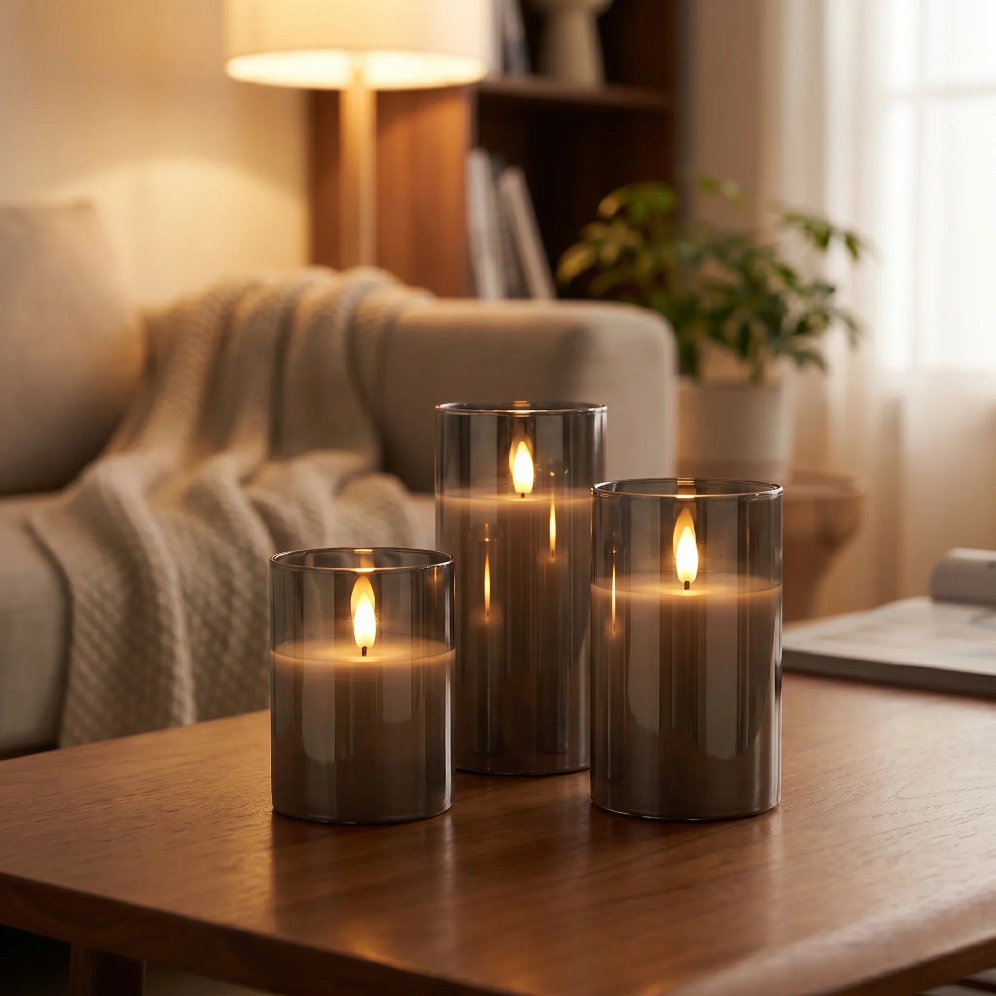 Flameless LED Pillar Candles -  Glowera