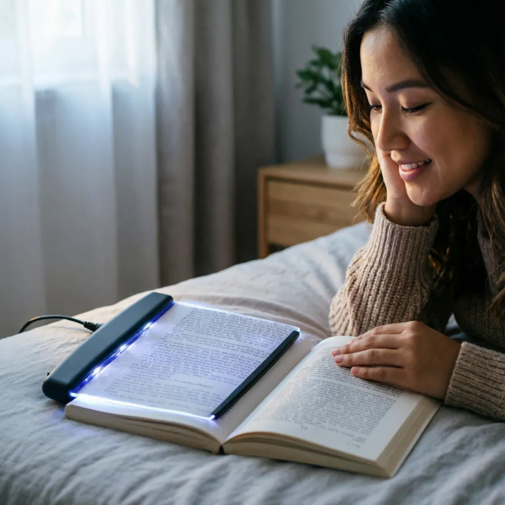 Flat LED Panel Reading Light -  Lumireader