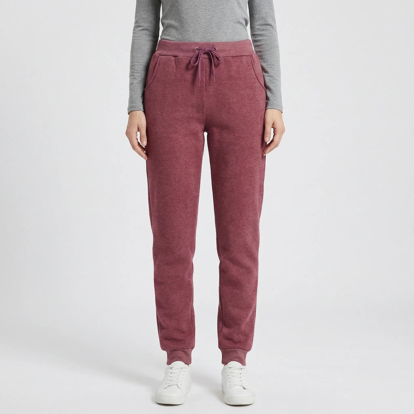 Fleece-Lined Women's Jogger Trousers - Karen