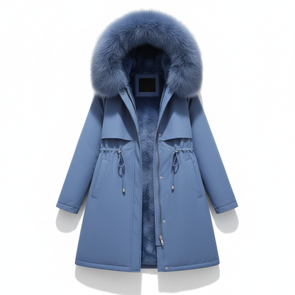 Fleece Parka Mit Kapuze -  Silvia