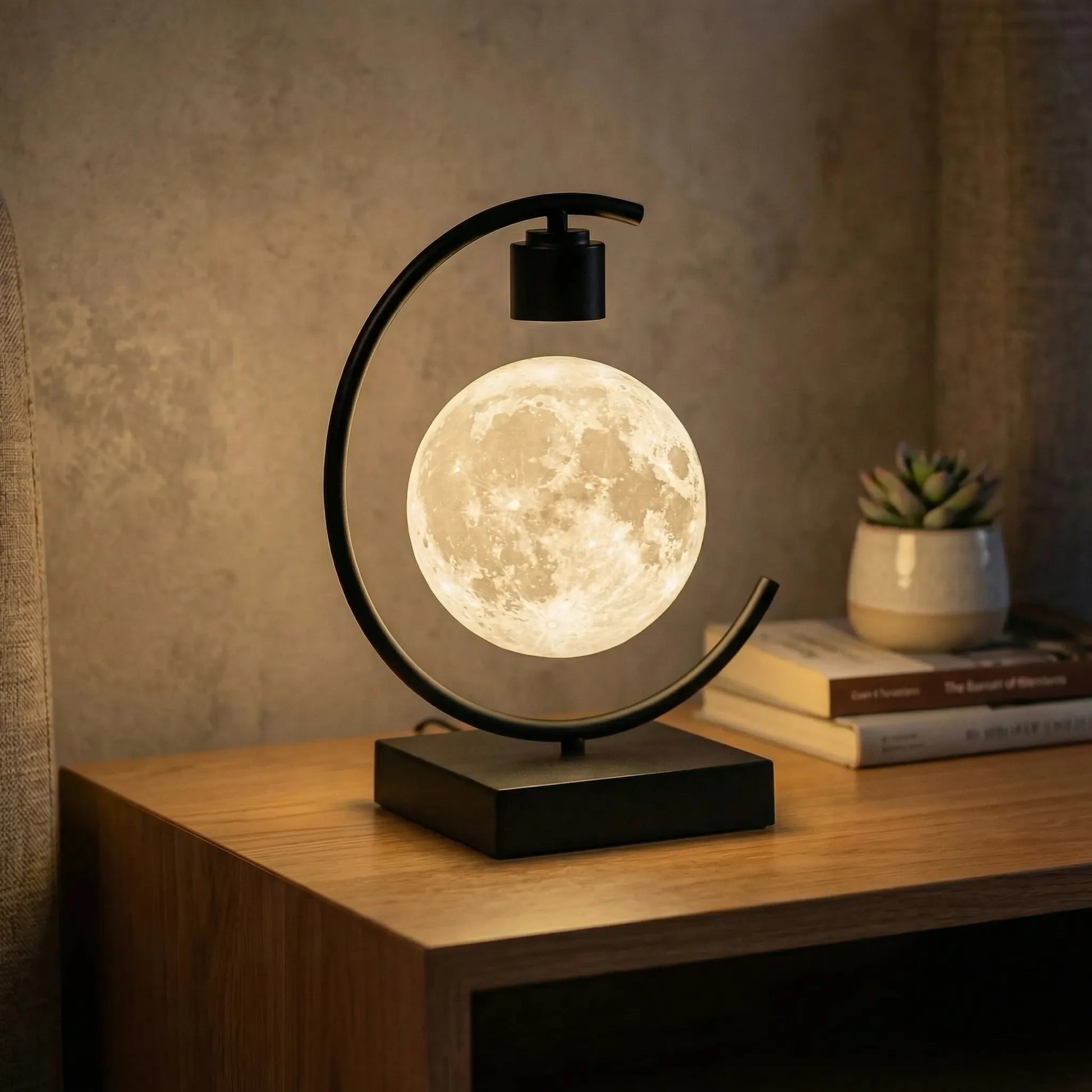 Floating Moon Lamp With Speaker -  Orbitlume