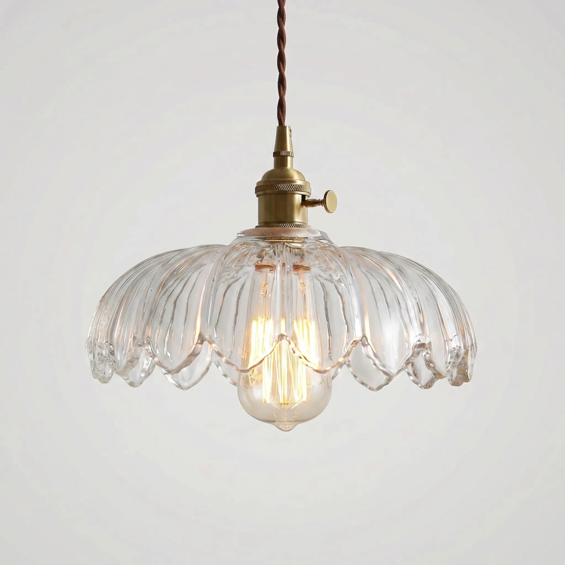 Floral Glass Pendant Ceiling Light -  Petalux