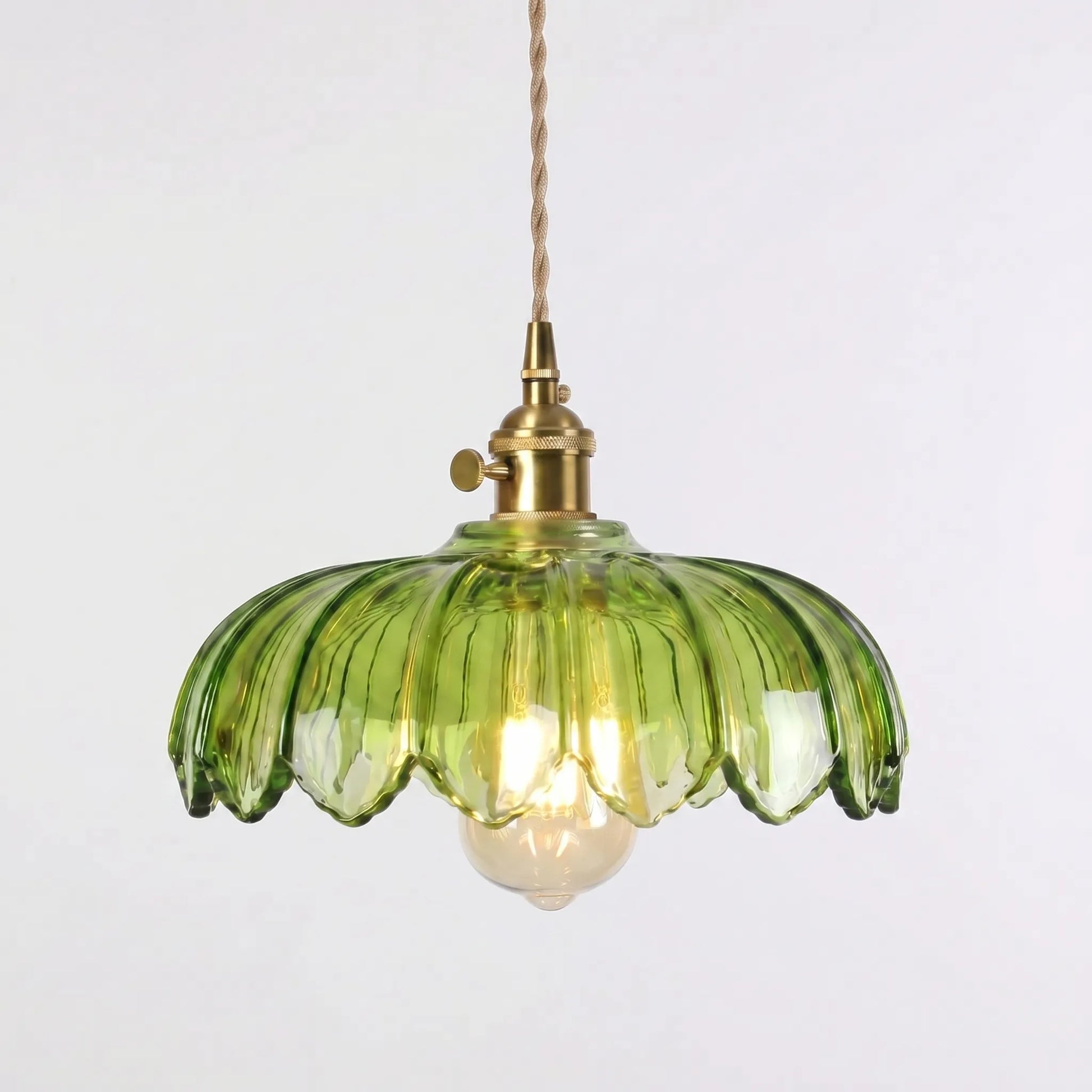 Floral Glass Pendant Ceiling Light -  Petalux