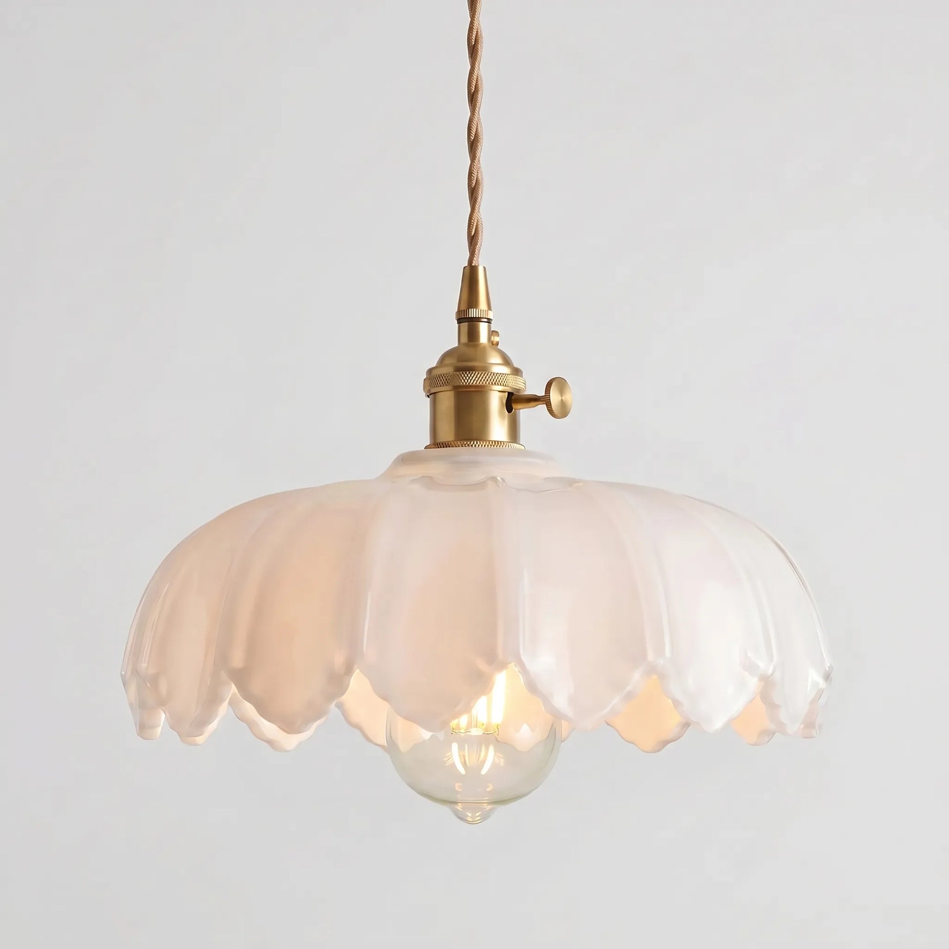 Floral Glass Pendant Ceiling Light -  Petalux