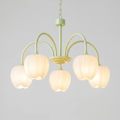 Floral Tulip-Inspired Ceiling Chandelier -  Floriven