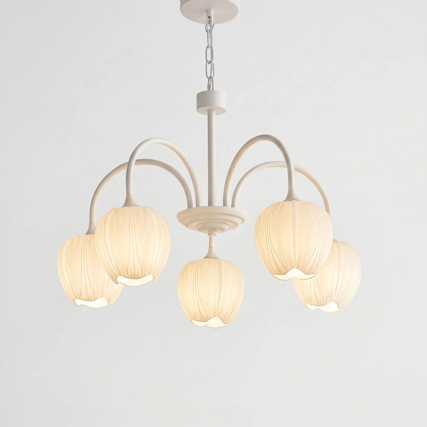Floral Tulip-Inspired Ceiling Chandelier -  Floriven