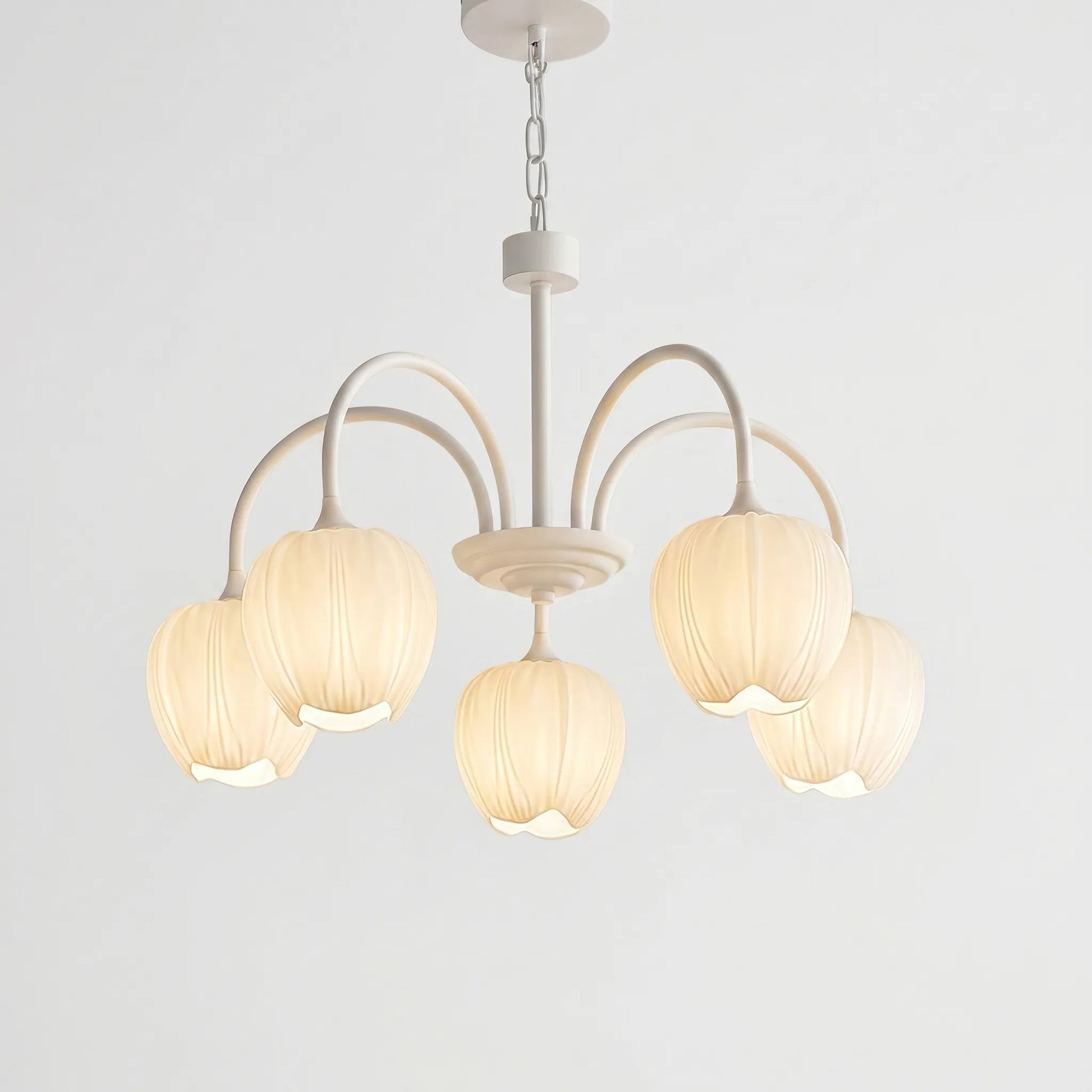 Floral Tulip-Inspired Ceiling Chandelier -  Floriven