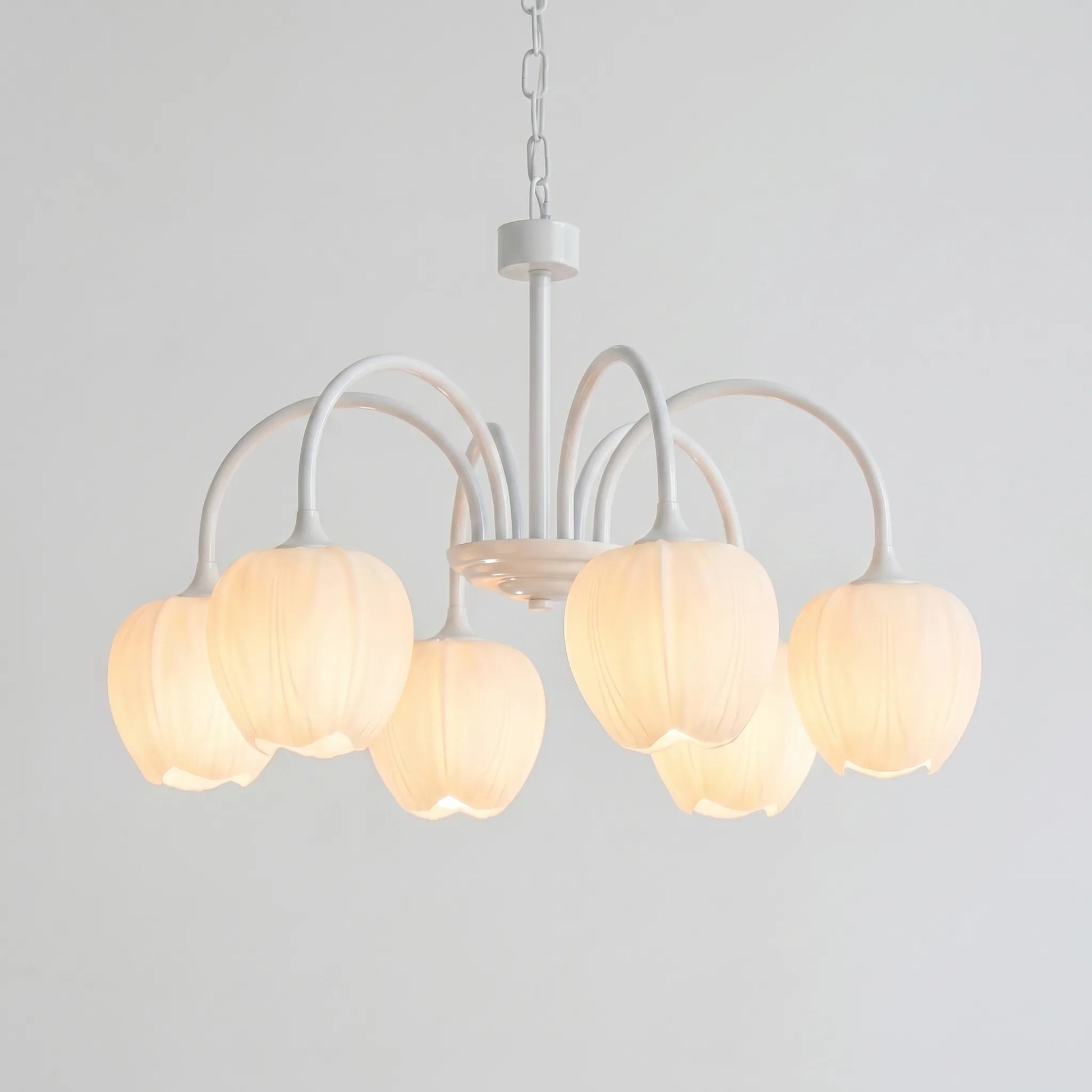 Floral Tulip-Inspired Ceiling Chandelier -  Floriven