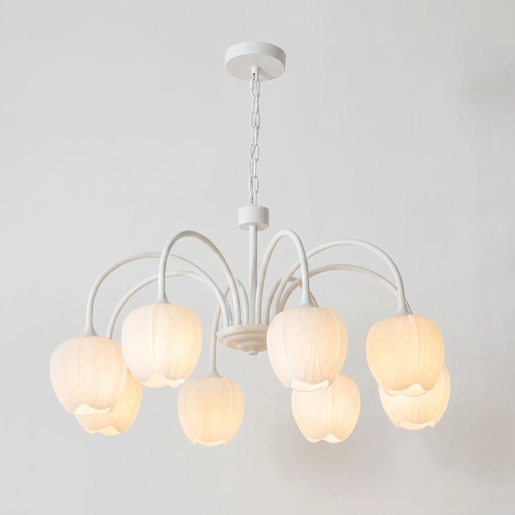 Floral Tulip-Inspired Ceiling Chandelier -  Floriven