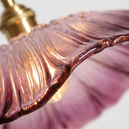 Flower-Shaped Glass Pendant Light -  Bloriva