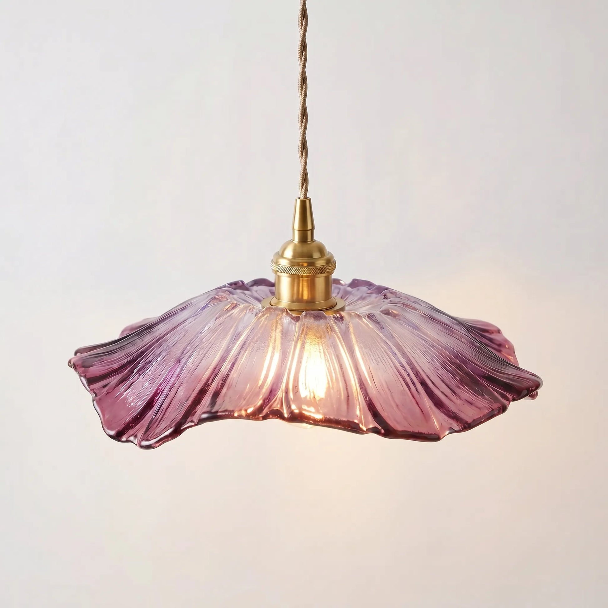 Flower-Shaped Glass Pendant Light -  Bloriva