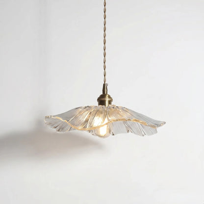 Flower-Shaped Glass Pendant Light -  Bloriva