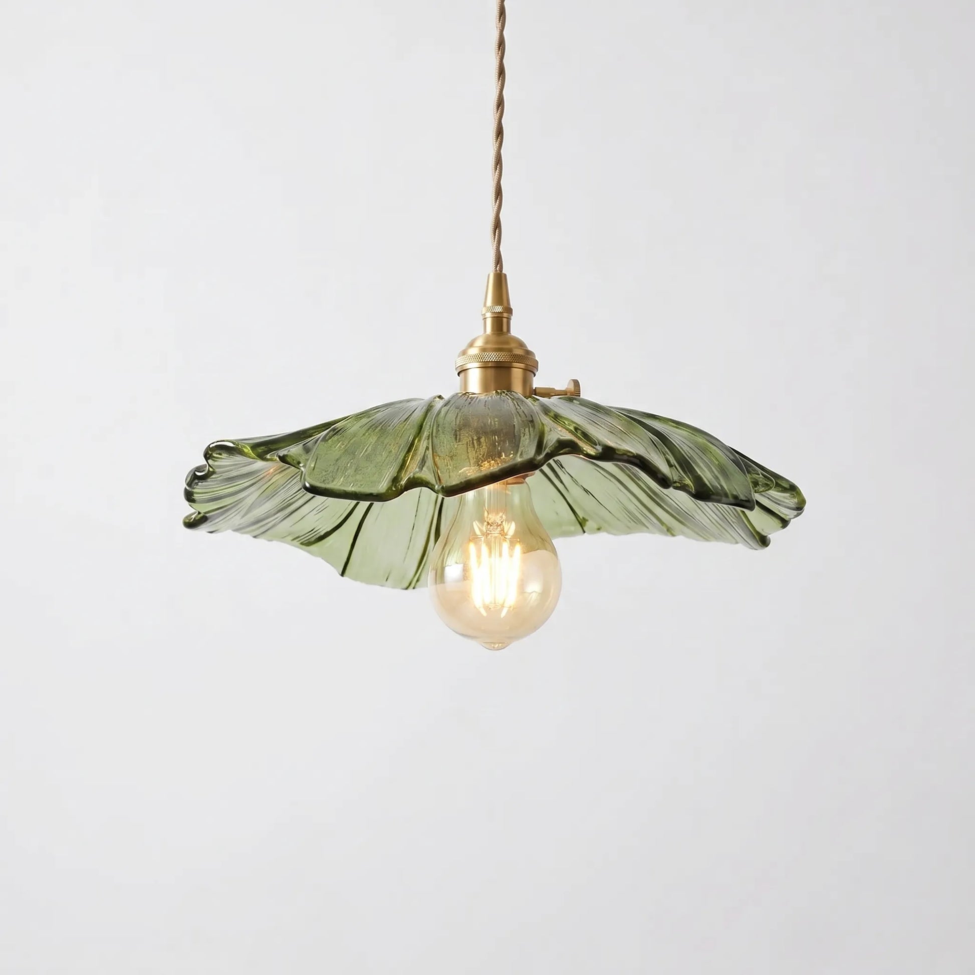Flower-Shaped Glass Pendant Light -  Bloriva