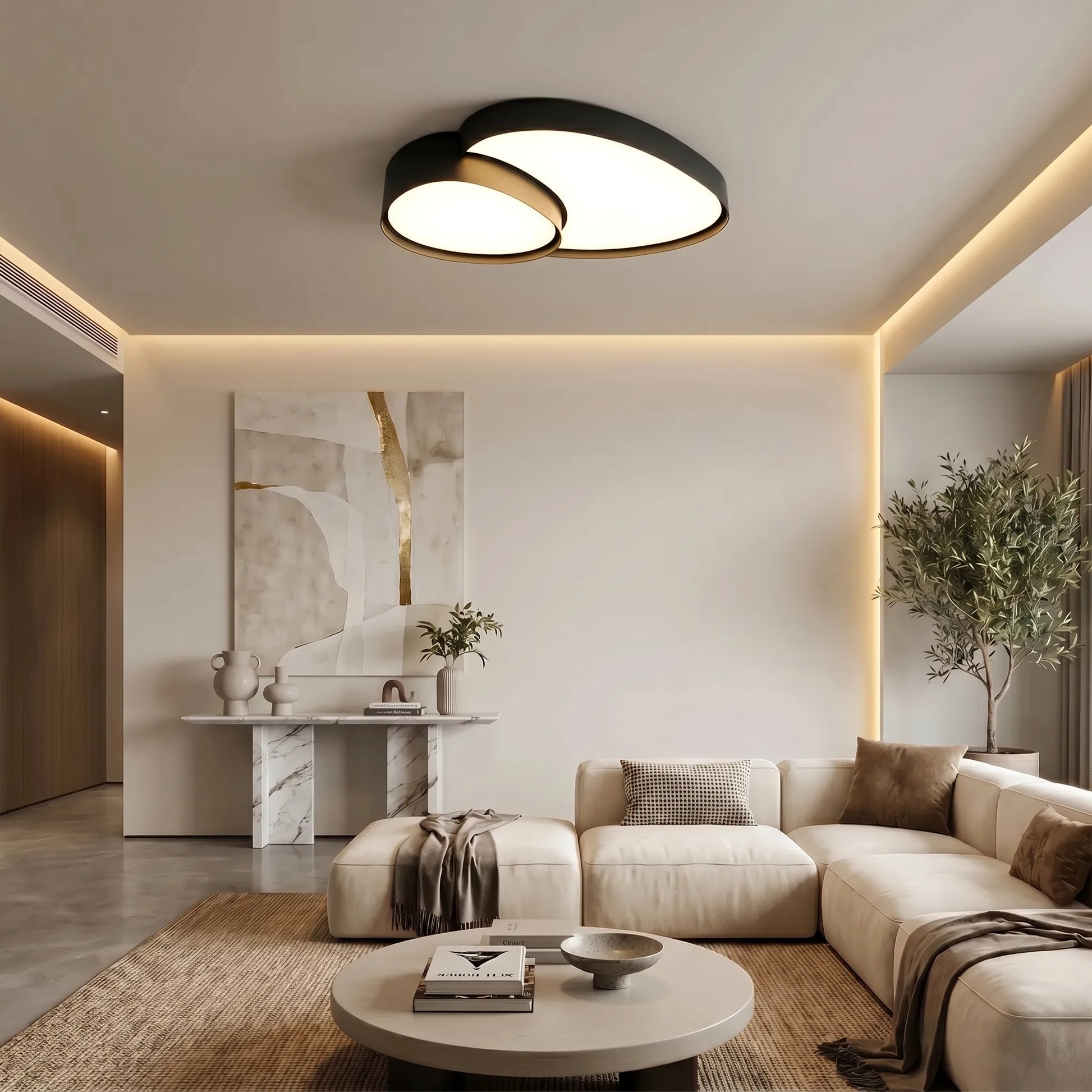 Flush-Mount Nordic Ceiling Light -  Nordlux