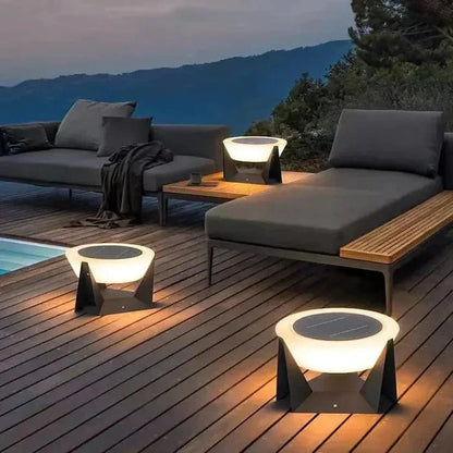 Freestanding Solar Outdoor Lantern -  Lumivex