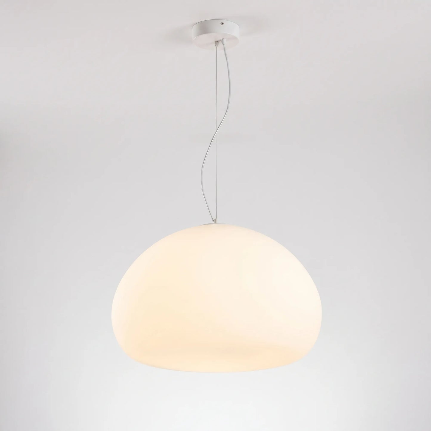 Frosted Dome Pendant Light -  Lumidora