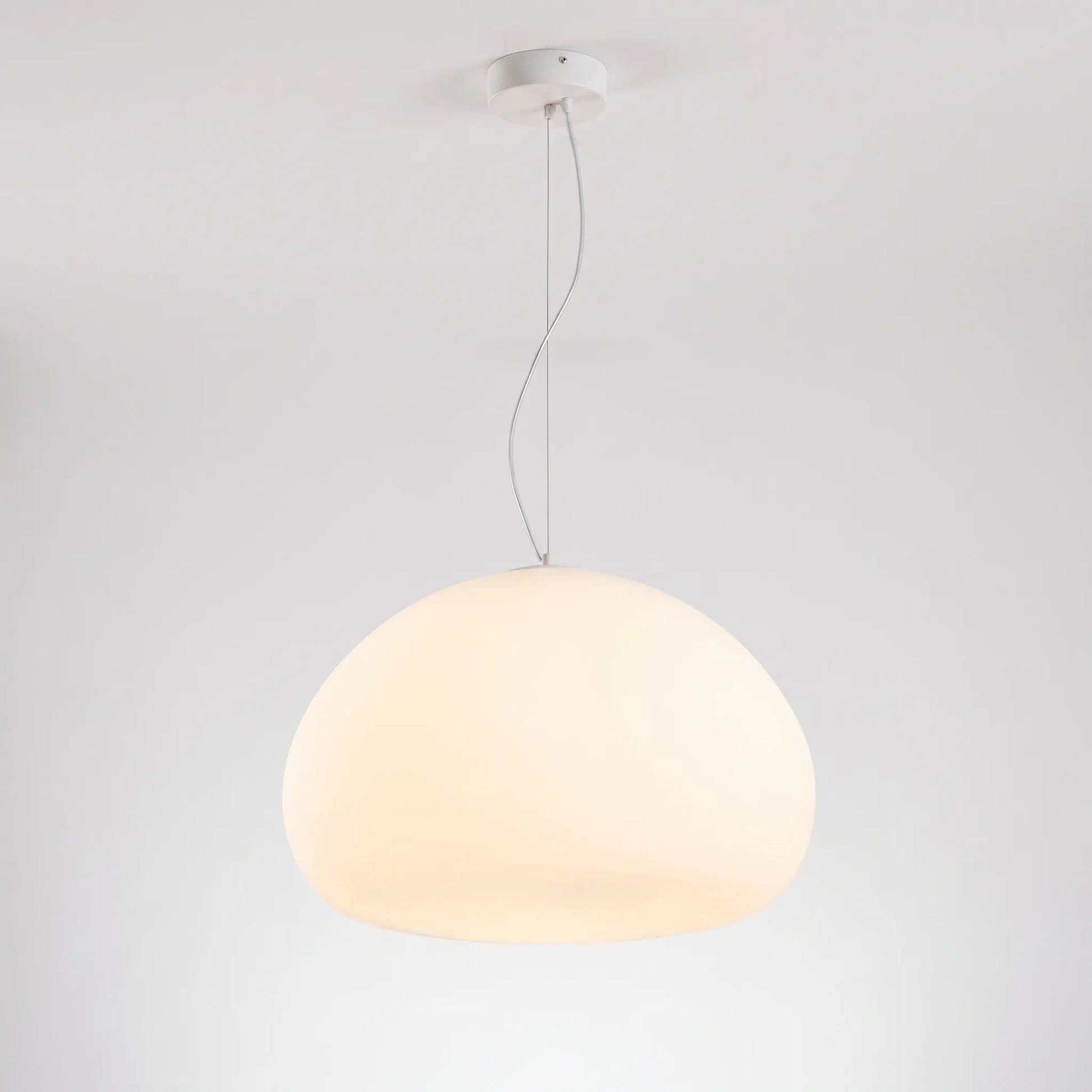 Frosted Dome Pendant Light -  Lumidora