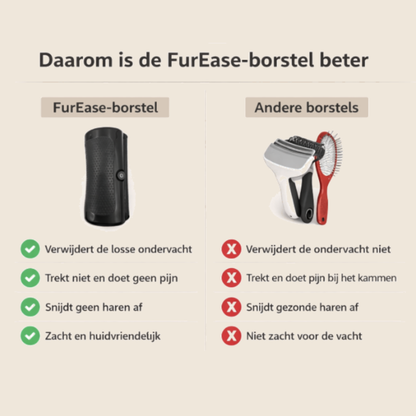 Vergleichsgrafik: links die schwarze Bürste mit vier grünen Häkchen, rechts andere Bürsten mit roten Kreuzen. 5