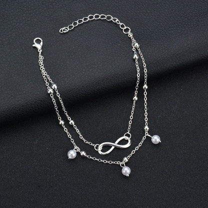 Fußkettchen Aus Silber - AnkleCharm 