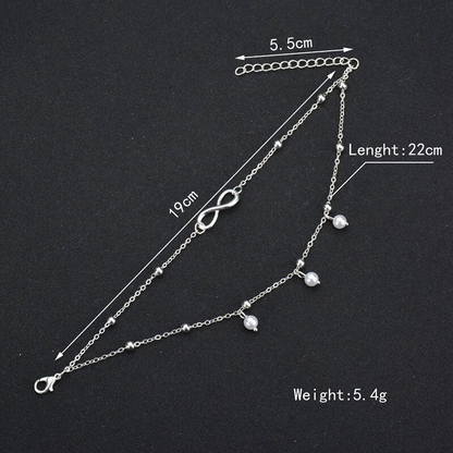 Fußkettchen Aus Silber - AnkleCharm 