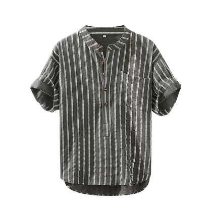 Gestreiftes Herren-Sommerhemd – Jesse