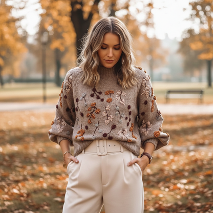 Gebreide Damenpullover -  Charlotte