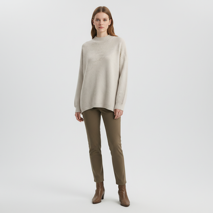 Gestrickter Damenpullover - Veronika