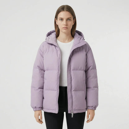 Gefütterte Winterjacke Mit Kapuze - Shawna