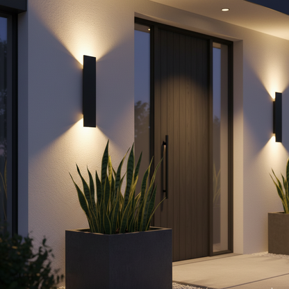 IP65 Waterproof Aluminum Outdoor Wall Light – Modern LED Wall Sconce 2