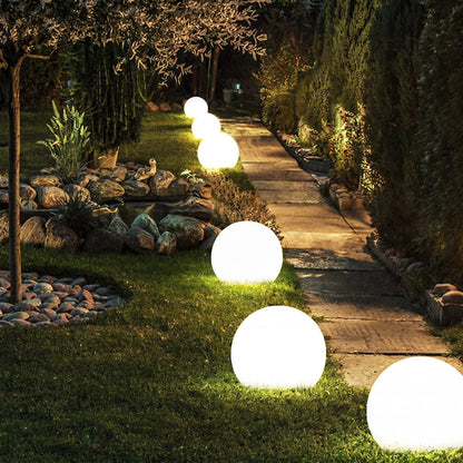Solar Powered Garden Orb Light – Wireless Waterproof Outdoor Lamp 6